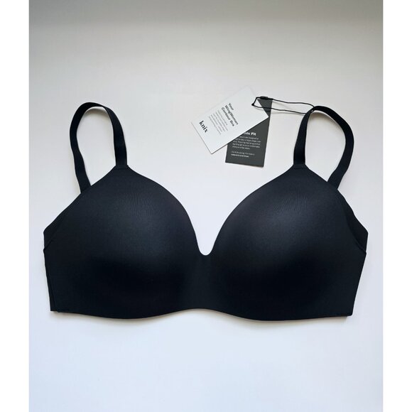 Knix Wing Woman Contour Black Wireless Lined Lightly Padded Molded Bra Size 0 XS - Picture 1 of 9